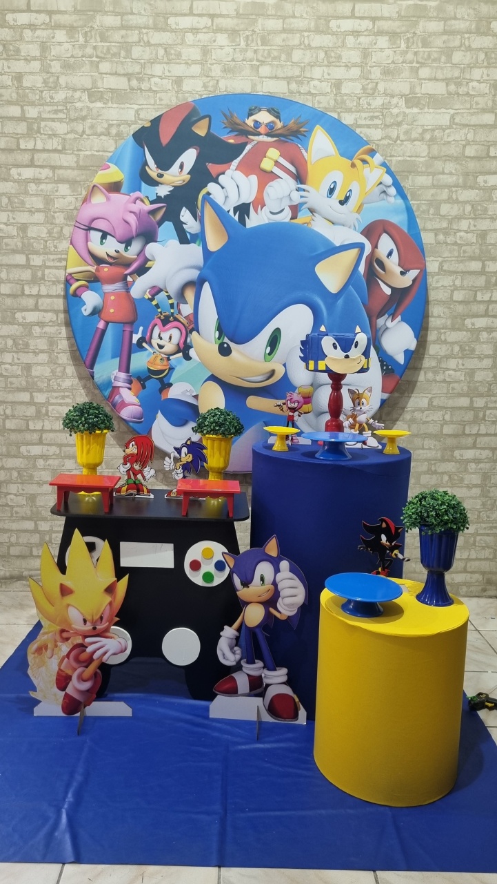 Sonic  - Composição - Tchumfestasdecoracoes