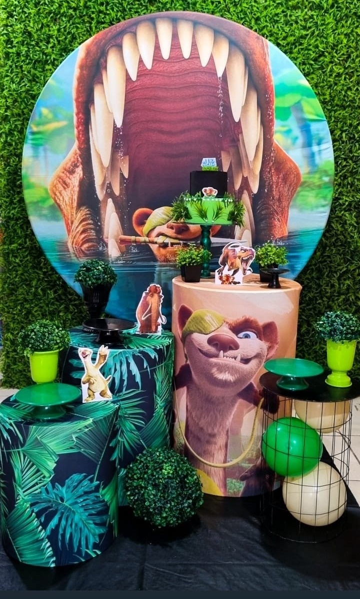 Era Do Gelo - Ouro - Tchumfestasdecoracoes