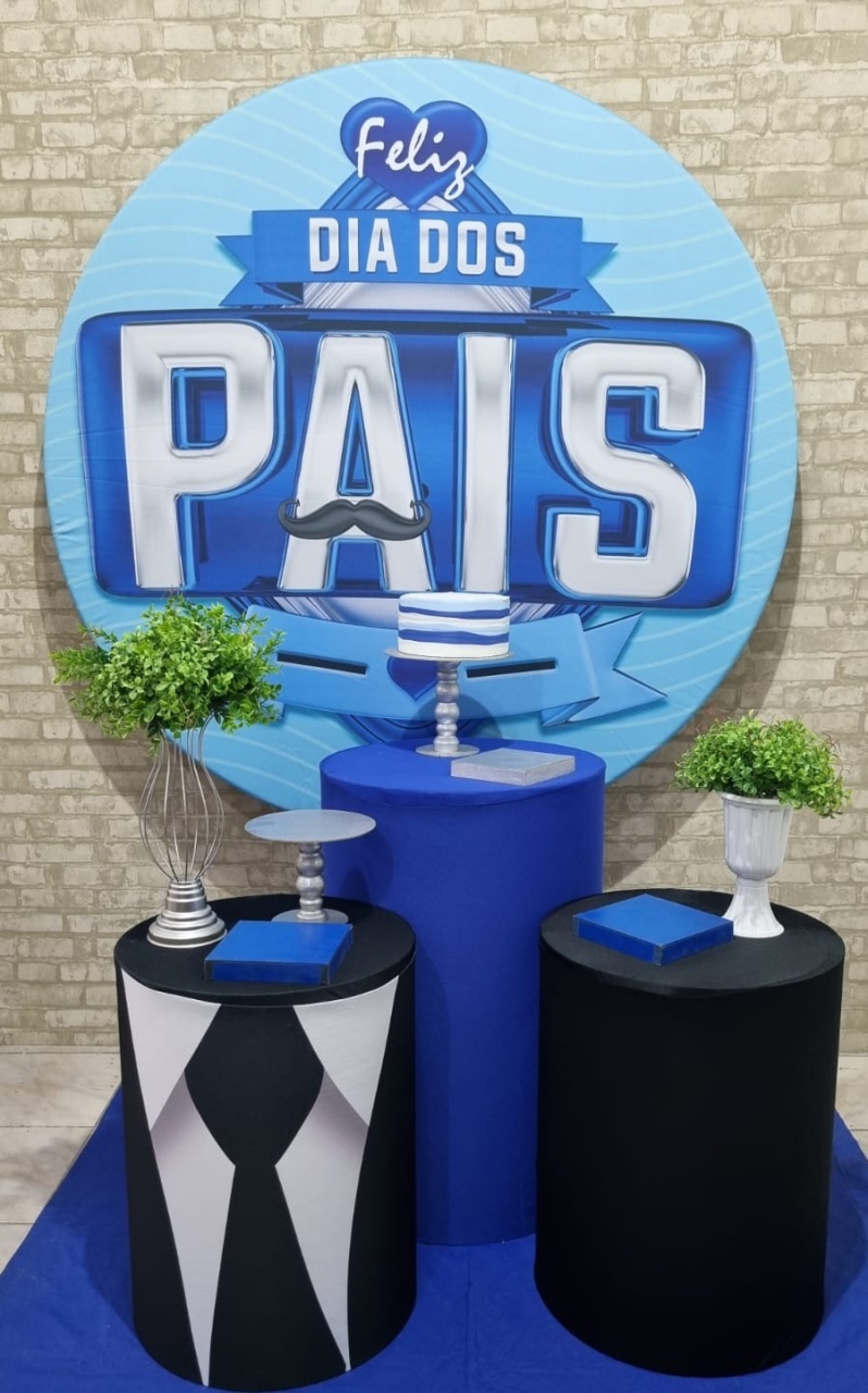 Dia dos Pais - Ouro - Tchumfestasdecoracoes