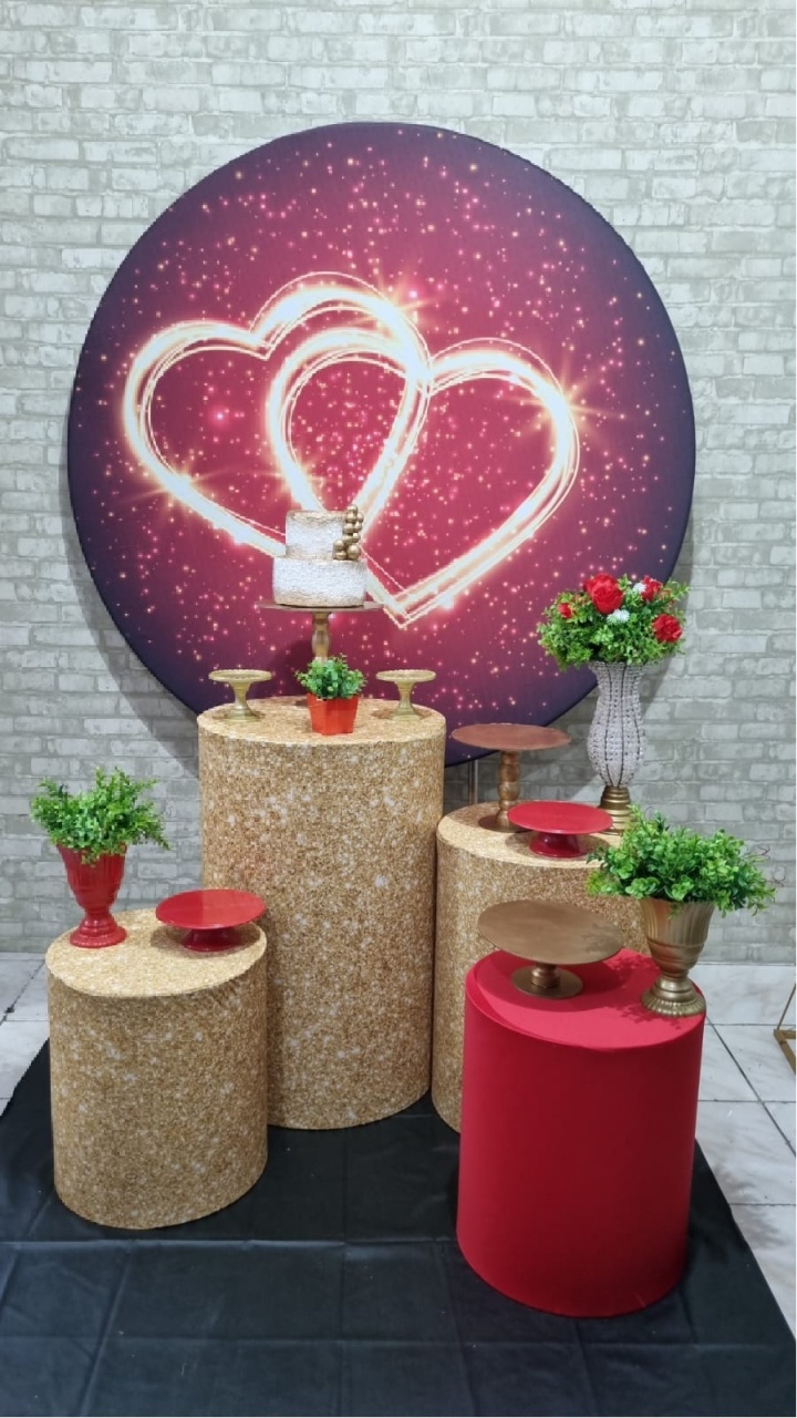 Corções Dourado - Tchumfestasdecoracoes