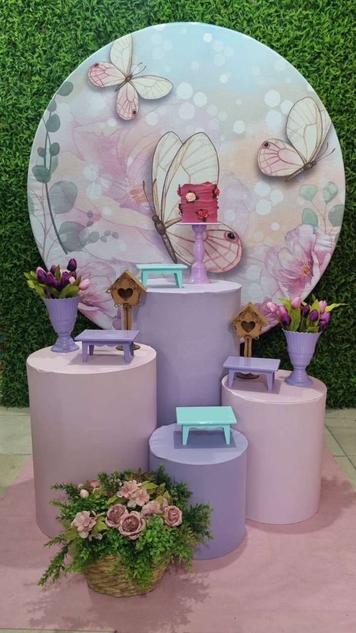 Borboletas Candy - Ouro - Tchumfestasdecoracoes