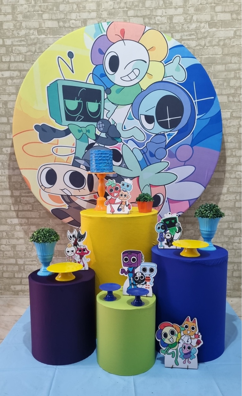 Dandy´s World - Ouro - Tchumfestasdecoracoes