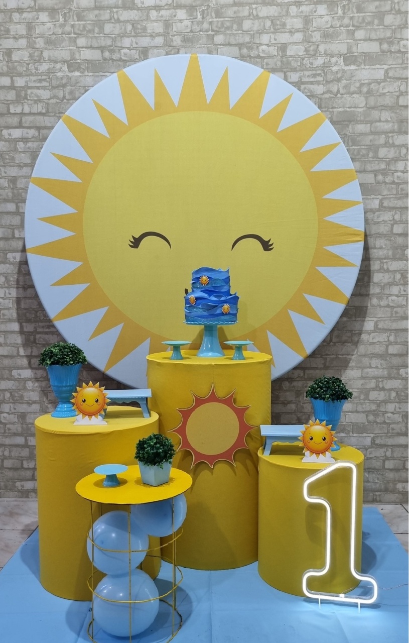 Sol - Ouro - Tchumfestasdecoracoes