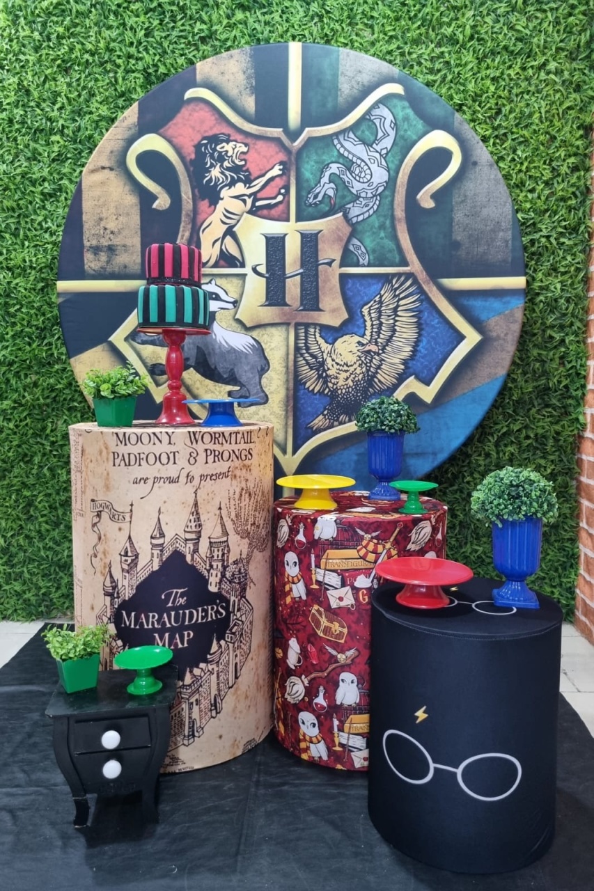 Harry Potter 2 - Ouro  - Tchumfestasdecoracoes
