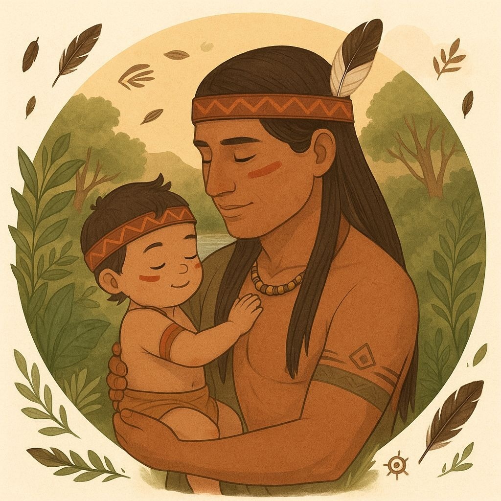 Tema Indigena  - Ouro - Tchumfestasdecoracoes