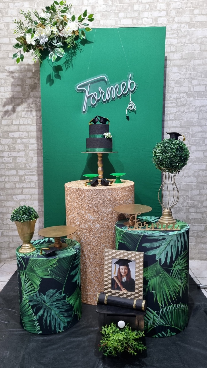 Formatura Verde Led Formei (Cópia 1) - Tchumfestasdecoracoes