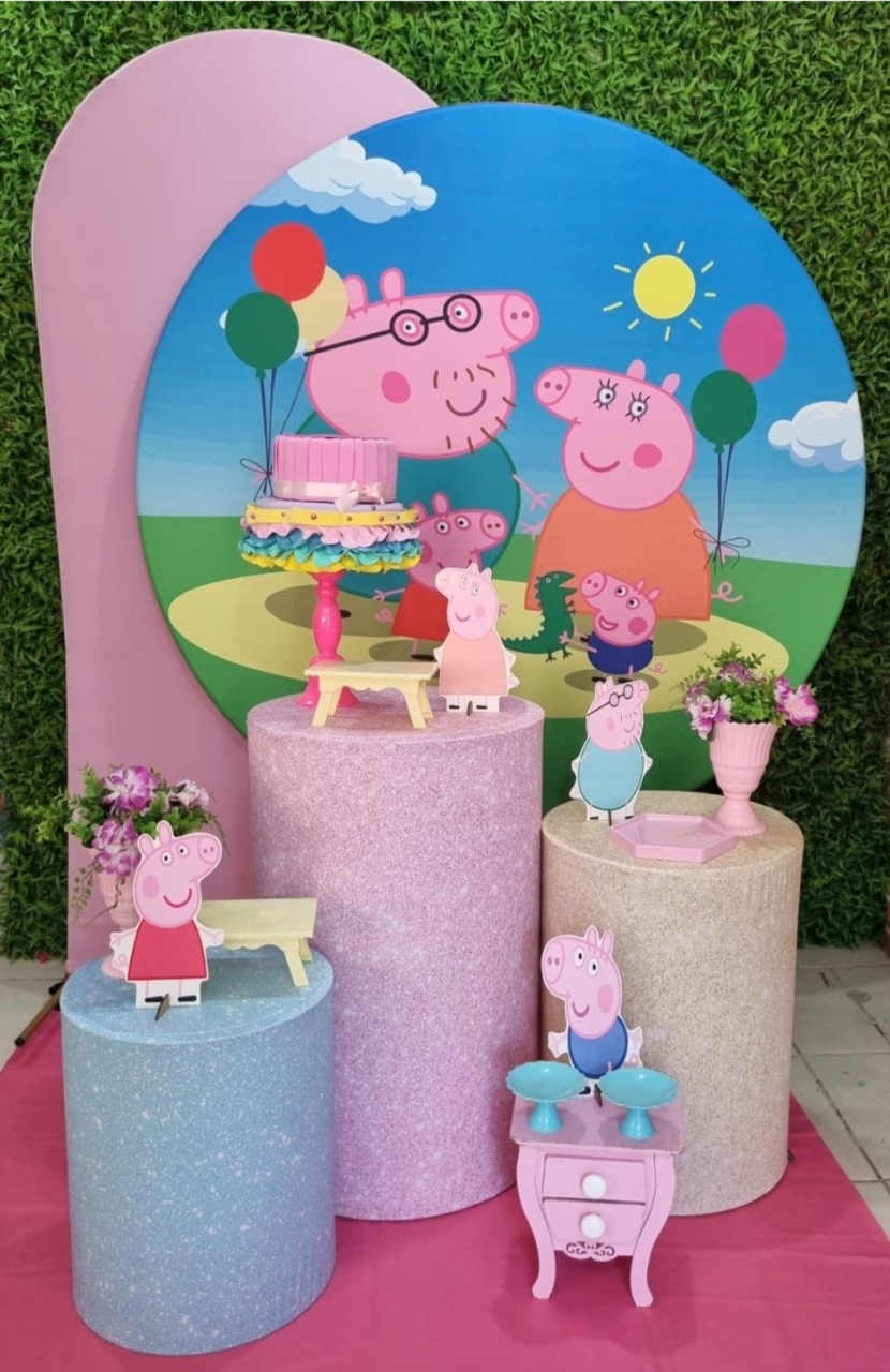 Peppa - Diamante 2 - Tchumfestasdecoracoes