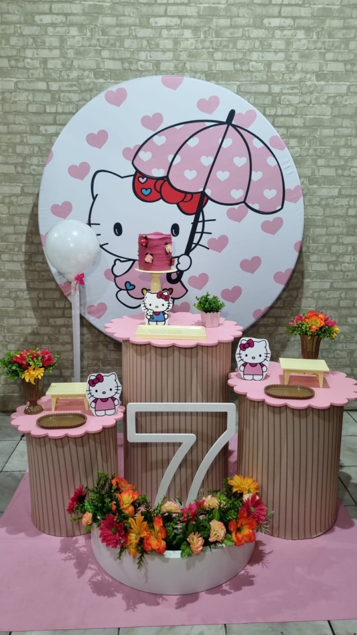 Hello Kitty - 2 - Tchumfestasdecoracoes