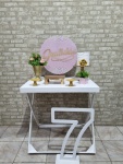 Gratidão Rosa E Dourado - Festa Na Mesa - imagem 2