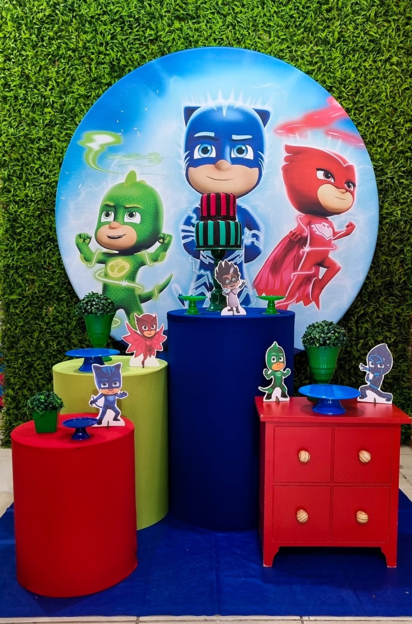 Pj Masks - Ouro - Tchumfestasdecoracoes