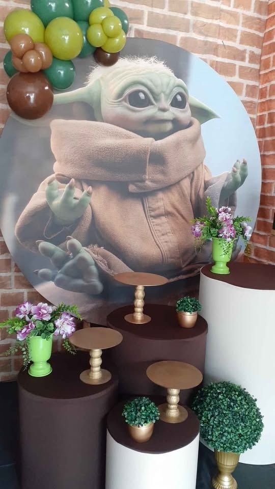Baby Yoda - Tchumfestasdecoracoes
