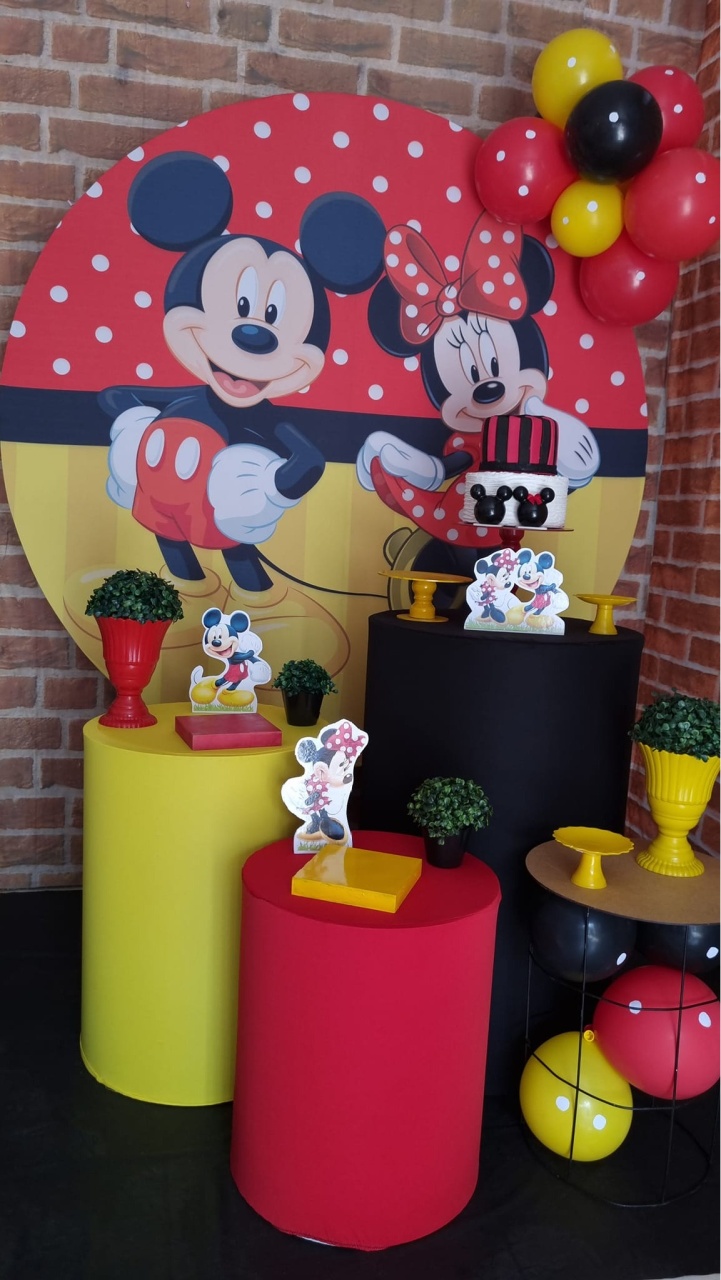 Mickey E Minnie - Tchumfestasdecoracoes