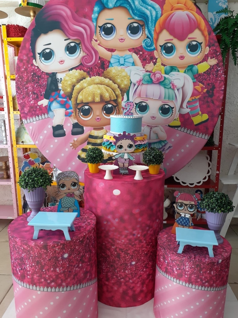 Lol Surprise - Ouro - Tchumfestasdecoracoes