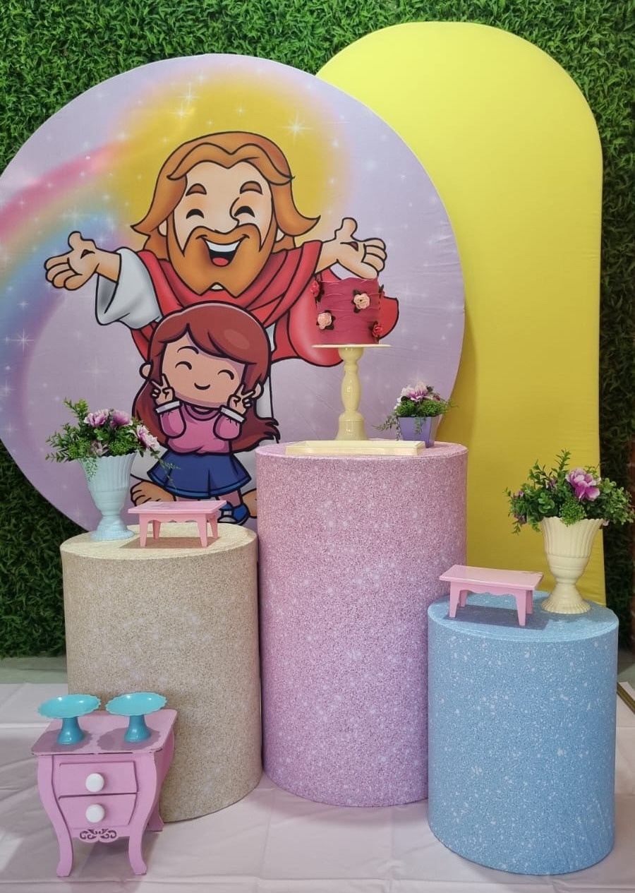 Amigos de Jesus - Diamante - Tchumfestasdecoracoes