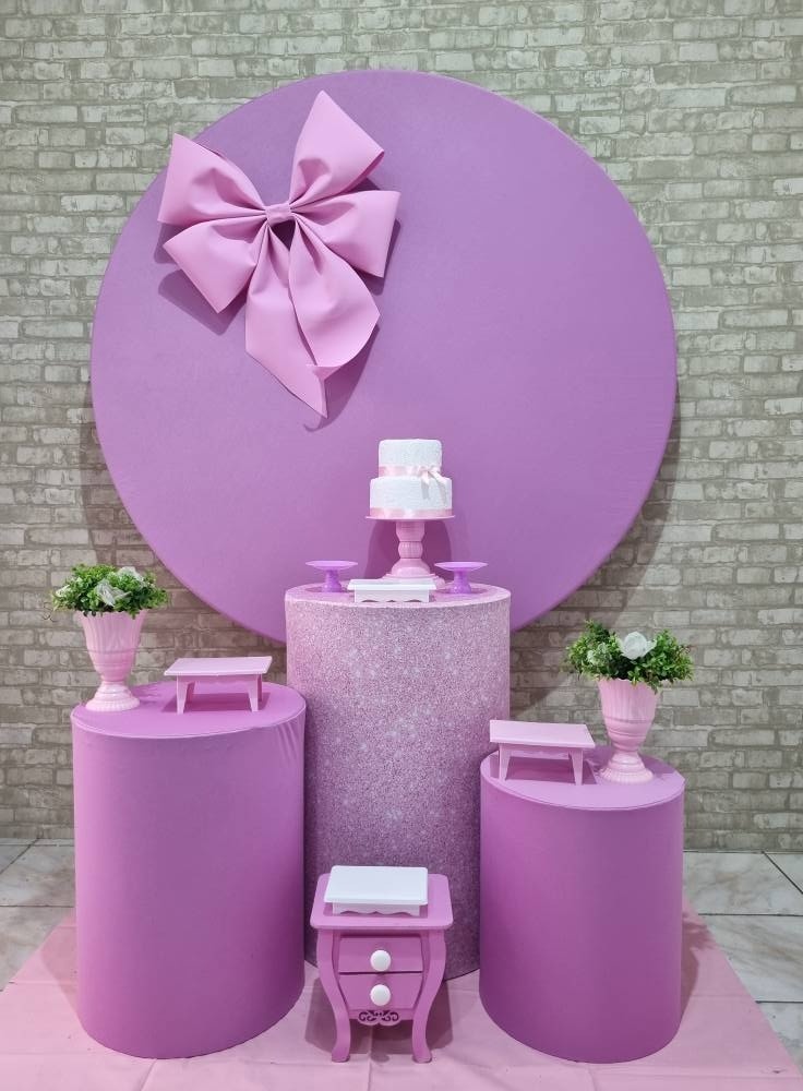 Laço Rosa - Ouro - Tchumfestasdecoracoes