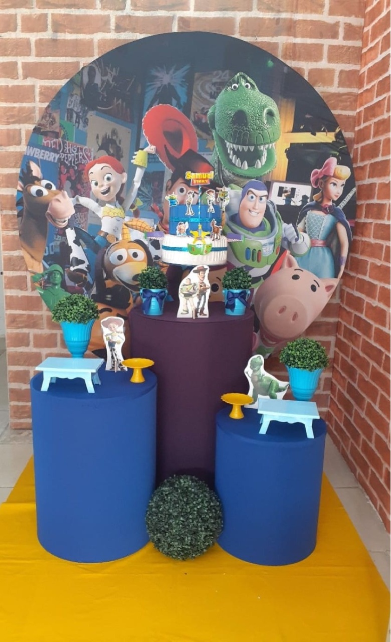 Toy Story - Ouro - Tchumfestasdecoracoes