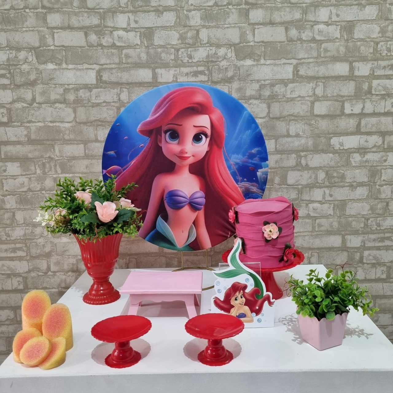 Ariel - Festa Na Mesa - Tchumfestasdecoracoes