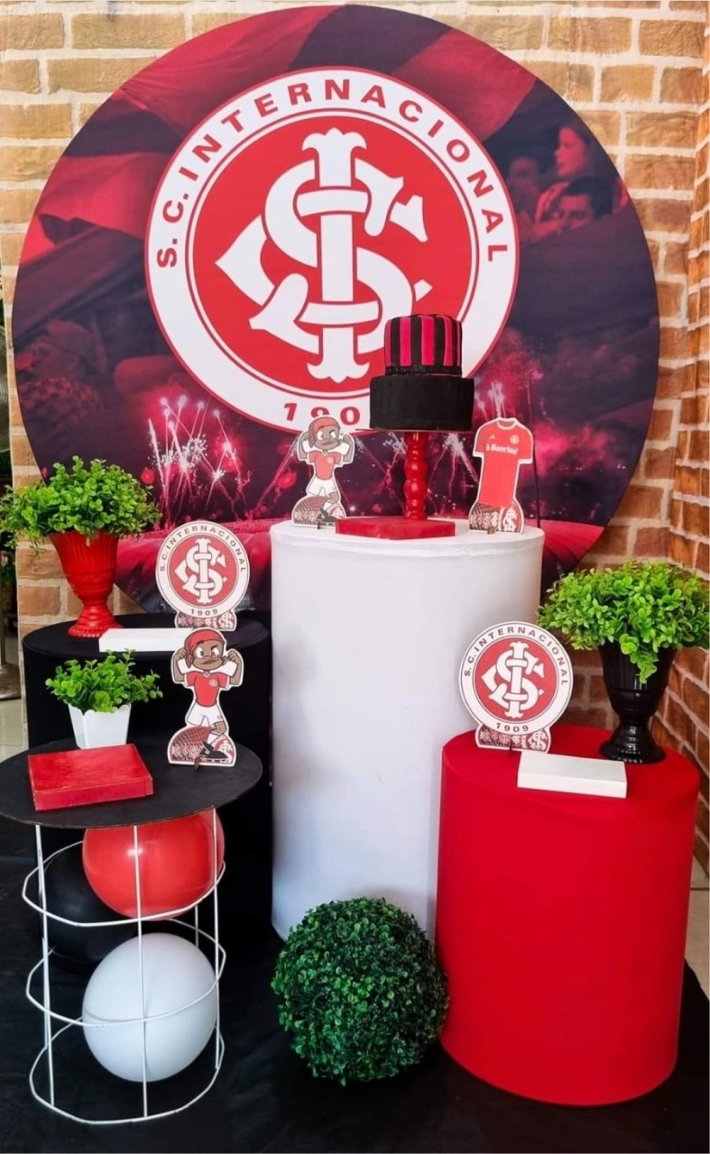 Internacional - Ouro - Tchumfestasdecoracoes