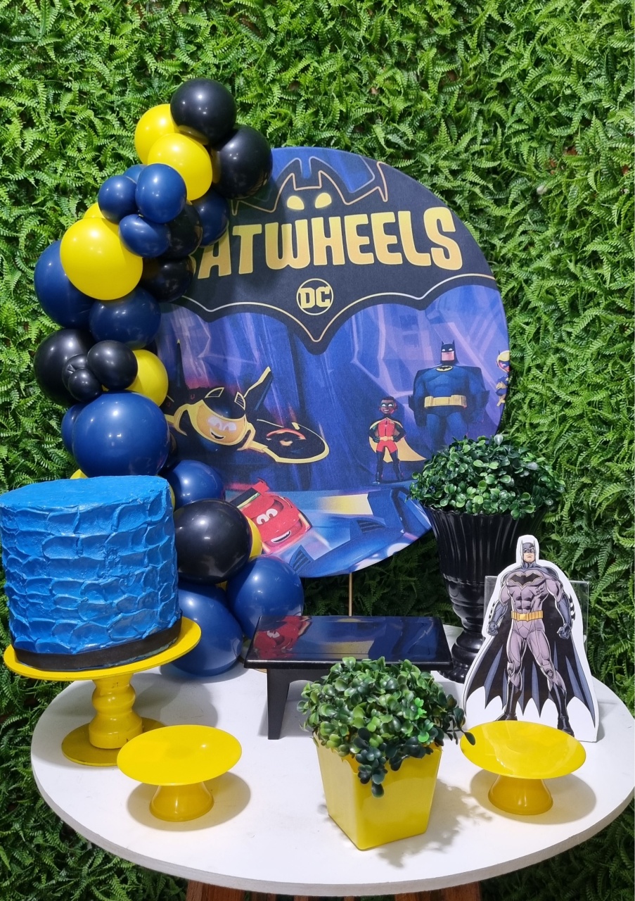 Batwhells - Festa Na Mesa Batman - Tchumfestasdecoracoes