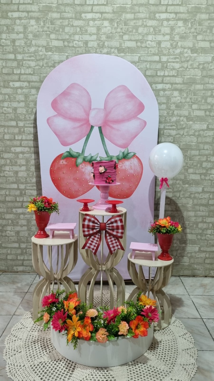 Morango - Tchumfestasdecoracoes
