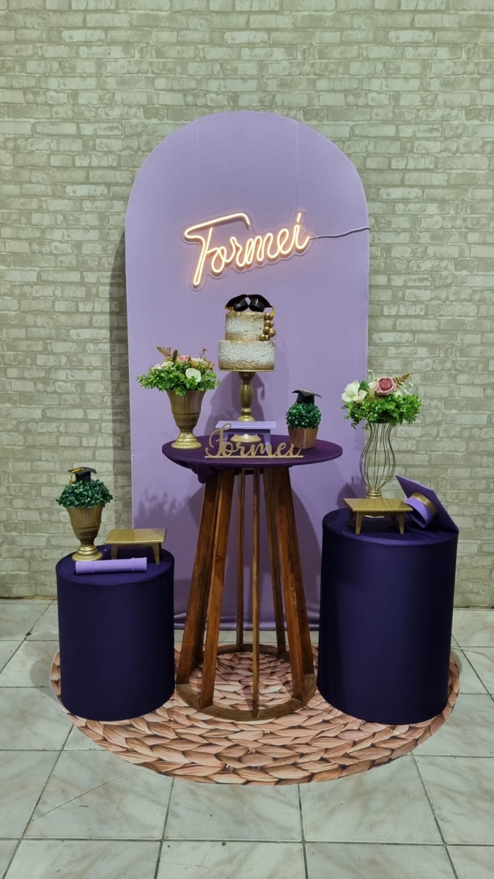 Formei Lilás Romano - Tchumfestasdecoracoes