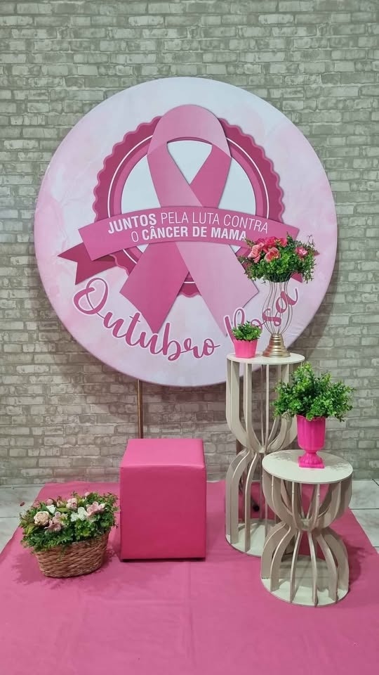 Outubro Rosa - Tchumfestasdecoracoes