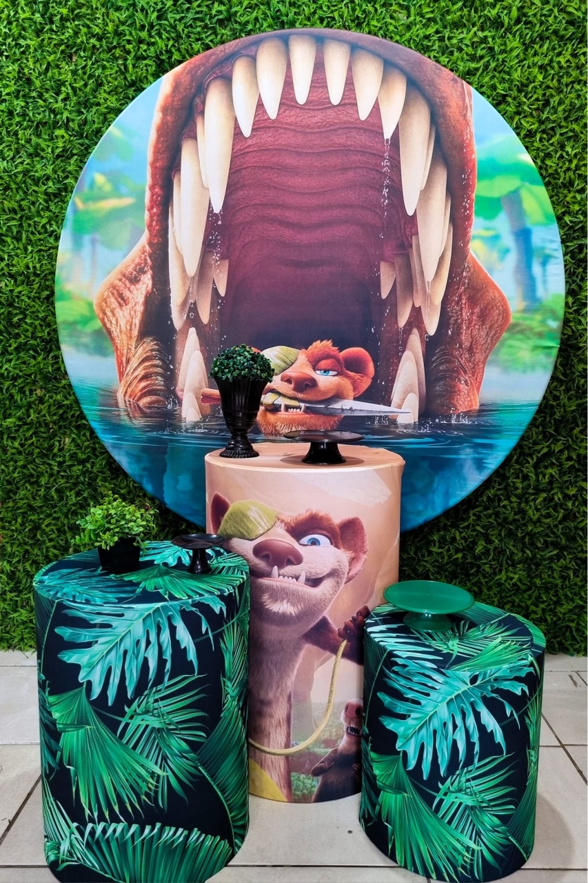 Era Do Gelo - Prata - Tchumfestasdecoracoes