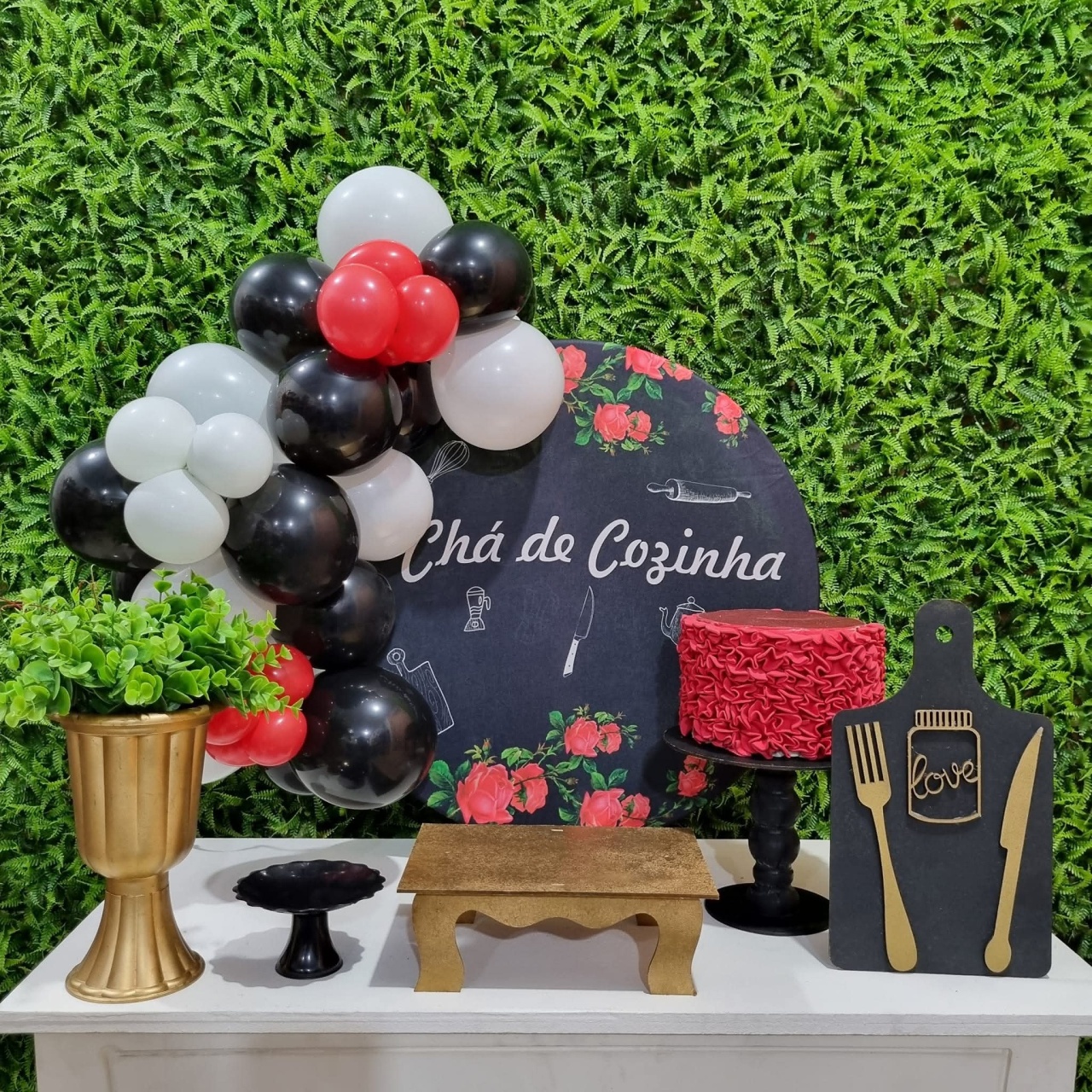 Chá de Cozinha - Festa Na Mesa - Tchumfestasdecoracoes