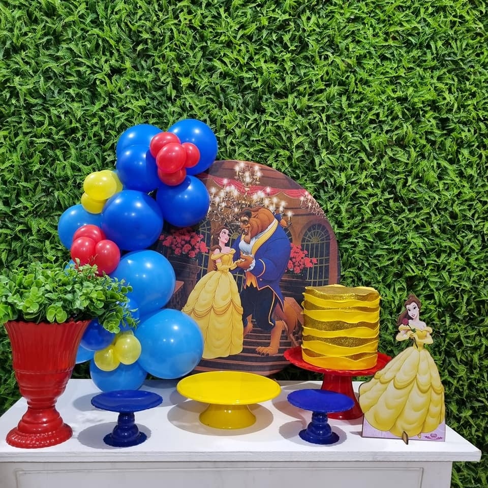 Bela E A Fera - Kit Bronze - Tchumfestasdecoracoes