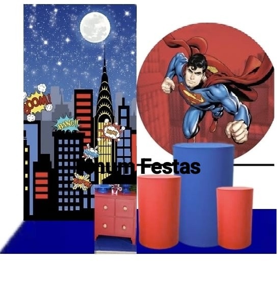 Super Homem - Tchumfestasdecoracoes