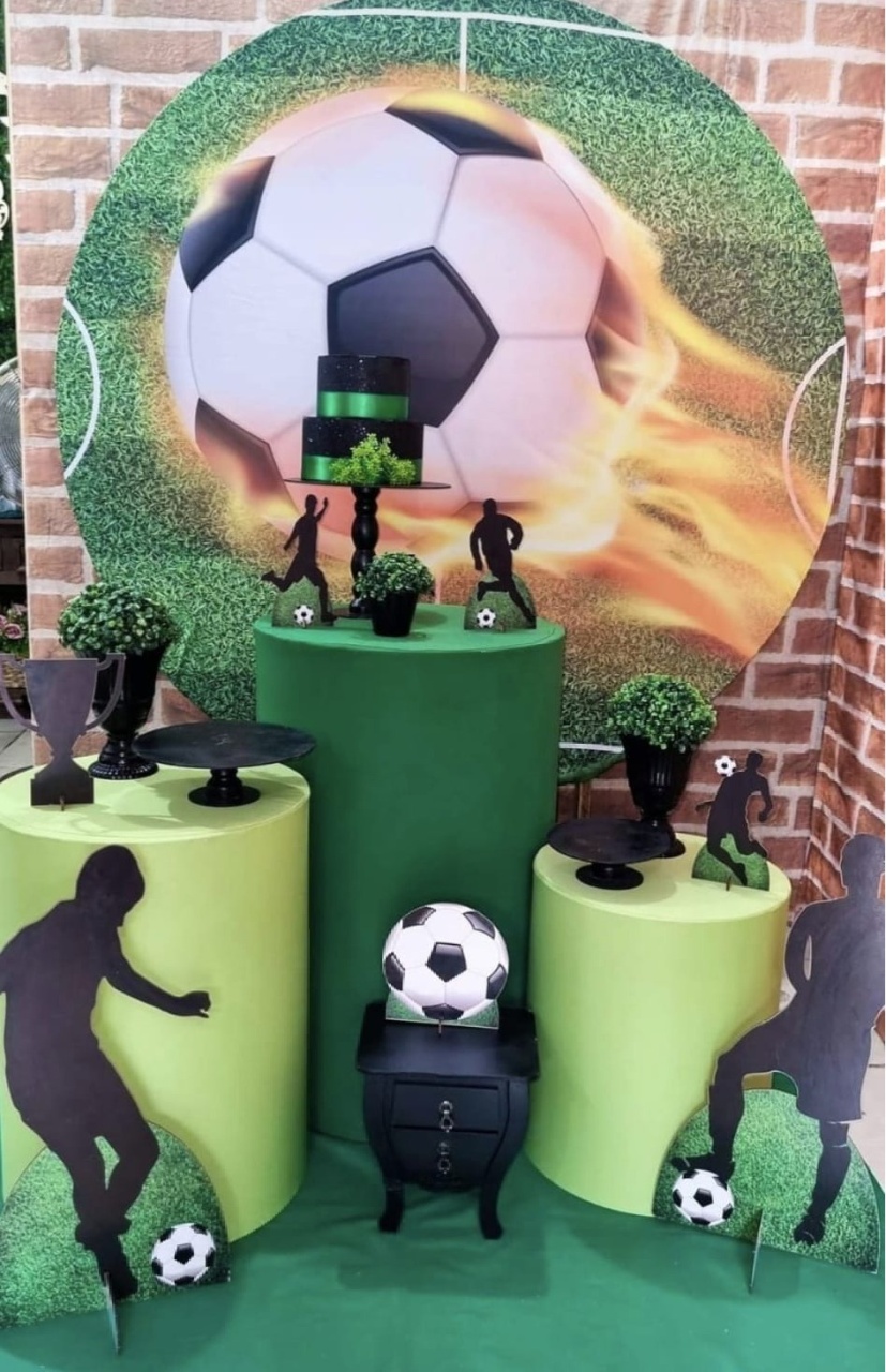 Futebol - Ouro - Tchumfestasdecoracoes