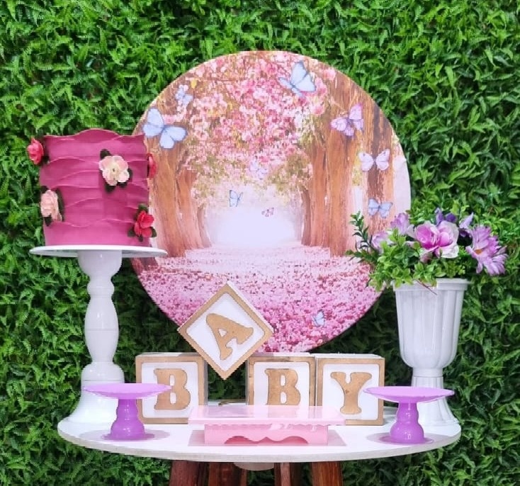 Jardim Encantado - Festa Na Mesa  - Tchumfestasdecoracoes