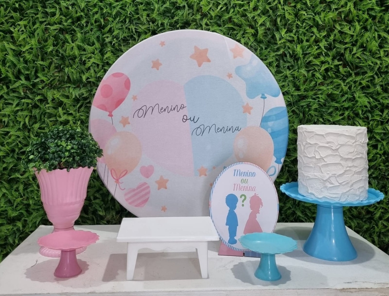 Ché Revelação Menina Ou Menino - Festa Na Mesa - Tchumfestasdecoracoes