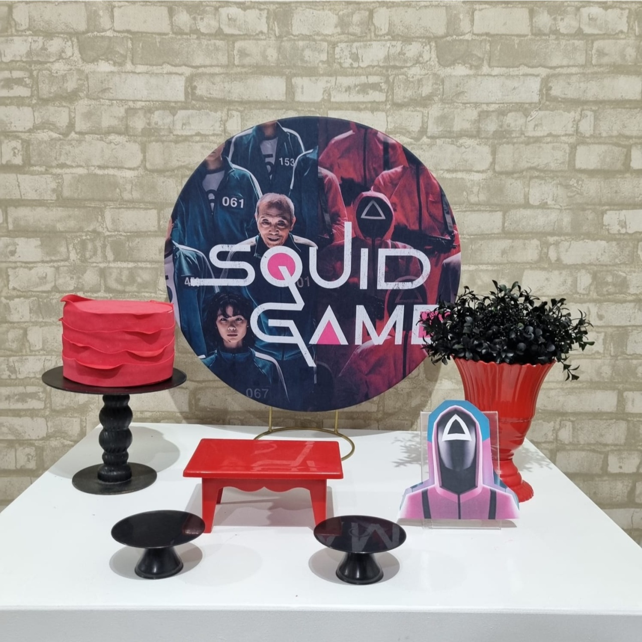 Squid Game (Batatinha Frita) - Festa Na Mesa - Tchumfestasdecoracoes