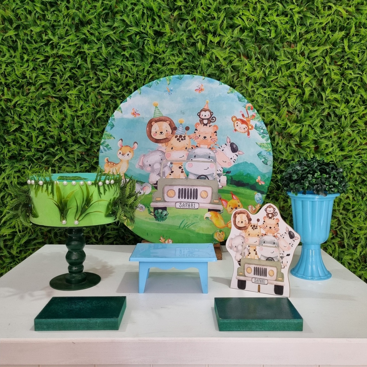 Safari Baby - Bronze - Tchumfestasdecoracoes