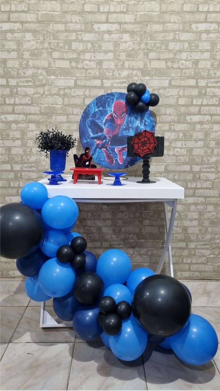 Festa Na Mesa - Homem Aranha - Tchumfestasdecoracoes