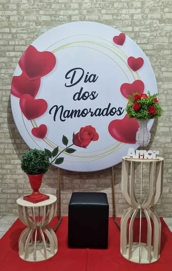 Dia dos Namorados - Ouro - Tchumfestasdecoracoes