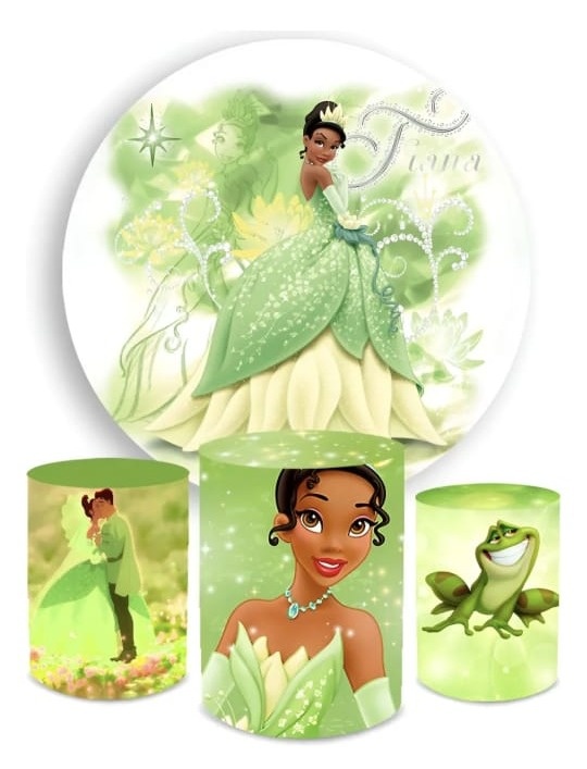 Tiana Princesa E O Sapo - Tchumfestasdecoracoes