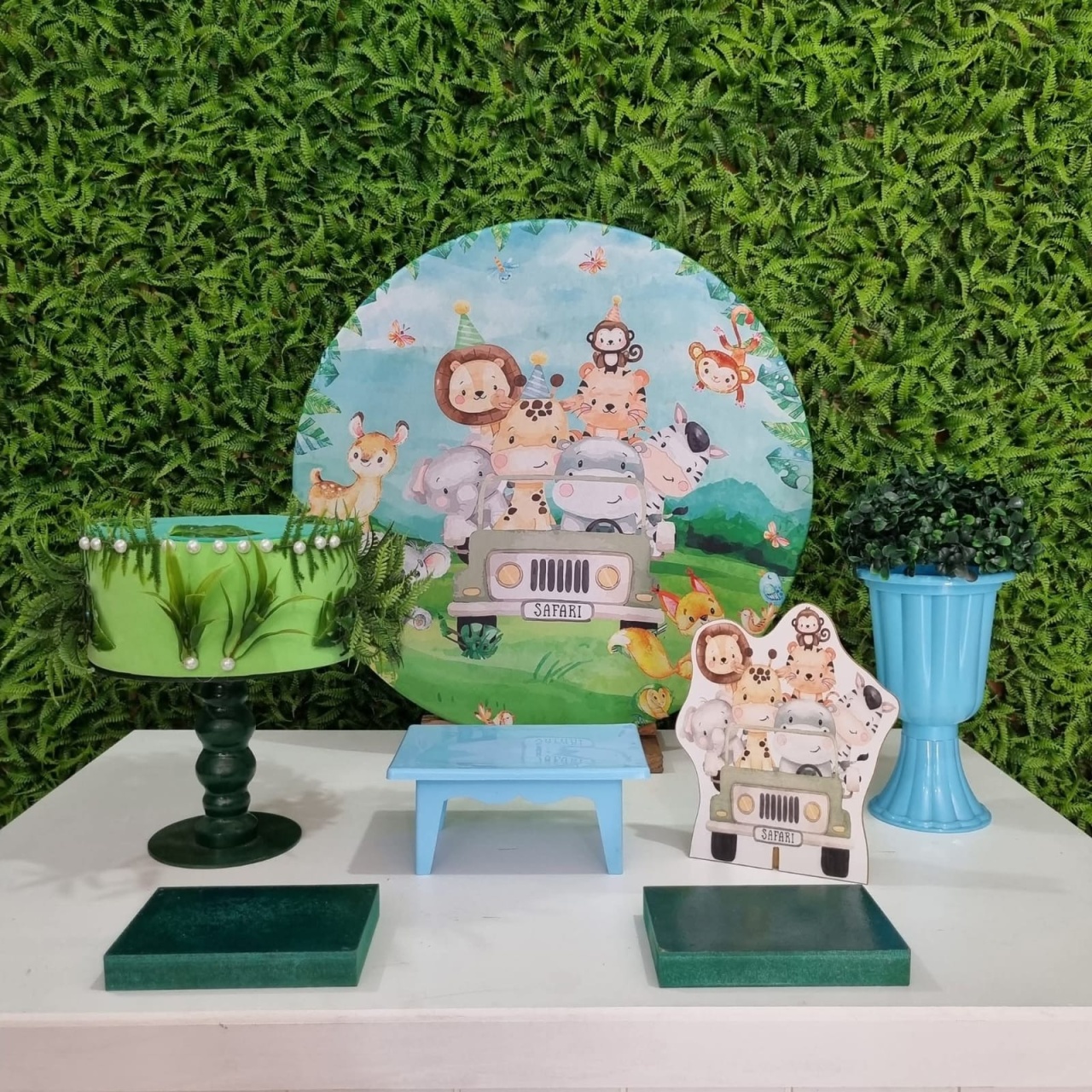 Safari Baby - Festa Na Mesa - Tchumfestasdecoracoes