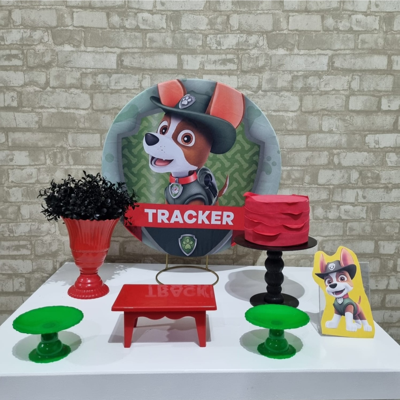 Tracker Pat Canina - Festa Na Mesa - Tchumfestasdecoracoes