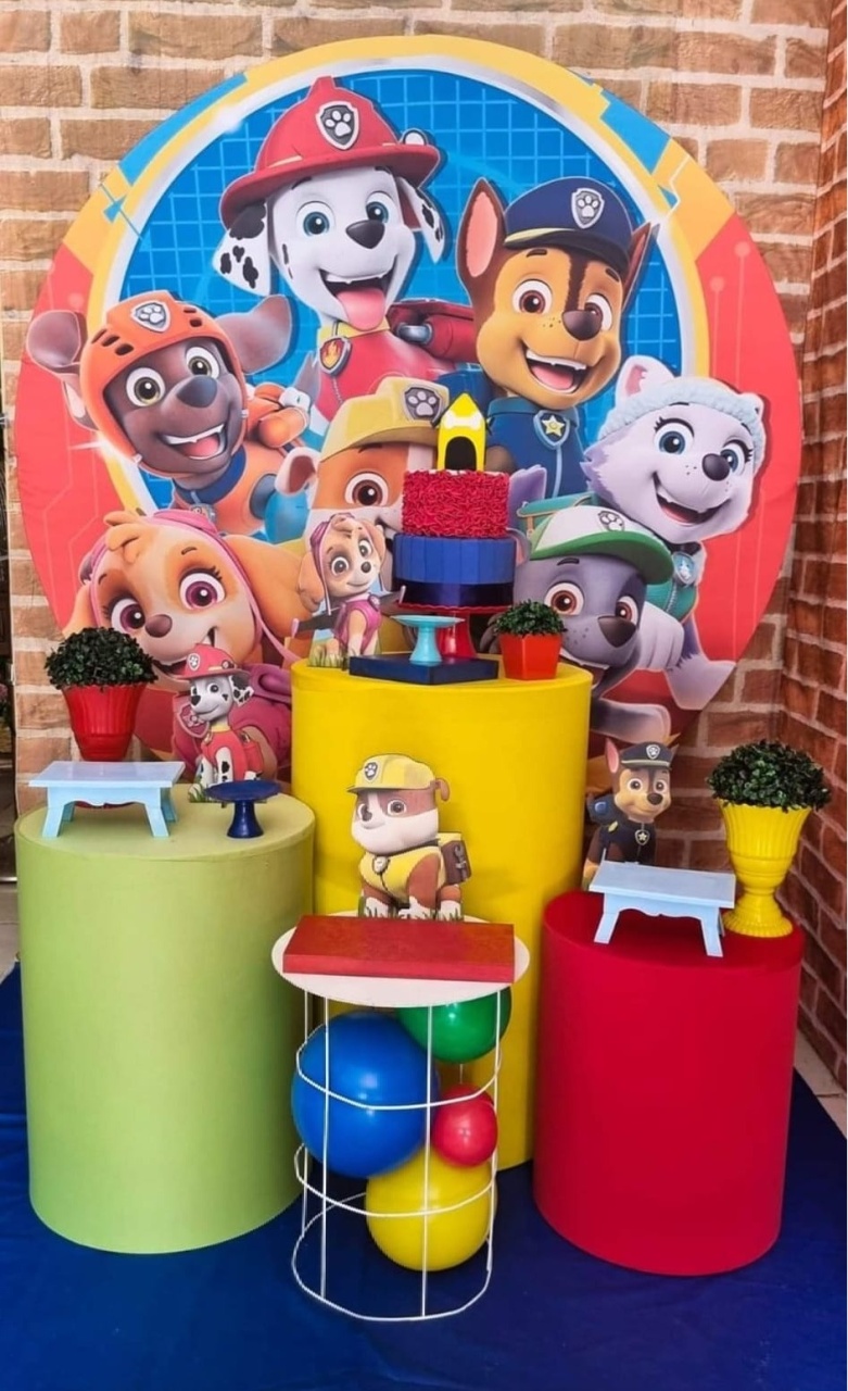 Patrulha Canina Menino - Tchumfestasdecoracoes