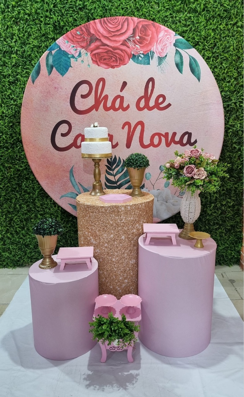 Chá de Casa Nova 1 - Ouro - Tchumfestasdecoracoes