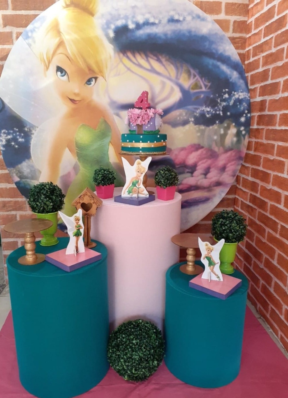 Sininho - Ouro - Tchumfestasdecoracoes