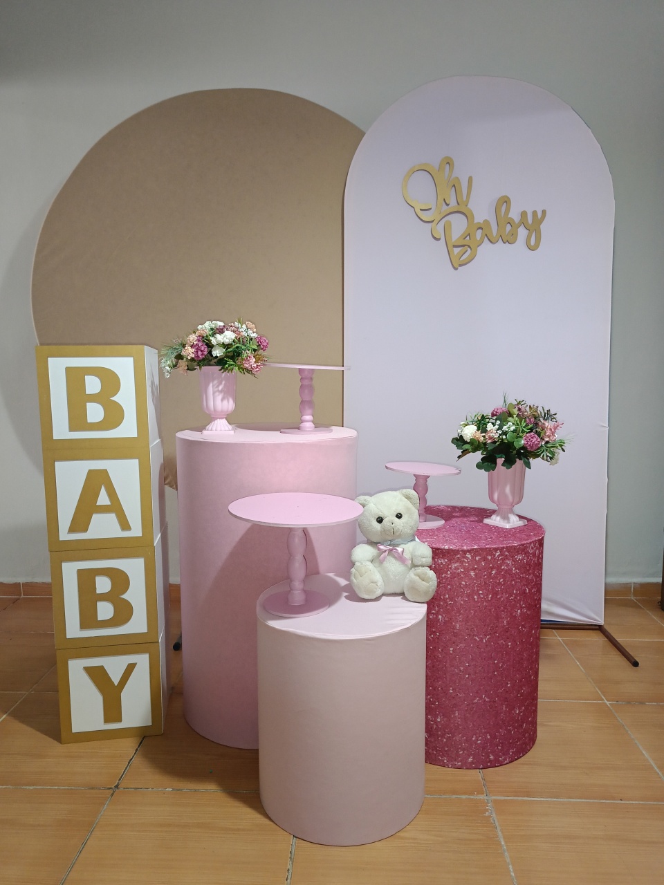 Kit G Chá de Bebê Menina - Mandy Decor Festas