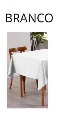 Toalhas de Mesa Branca - Mandy Decor Festas