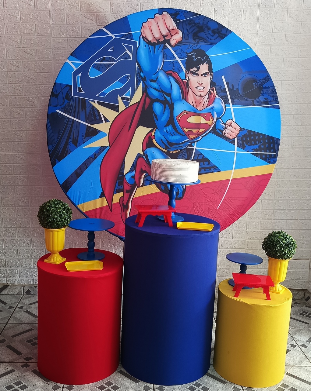 Kit P Super Homem - Mandy Decor Festas