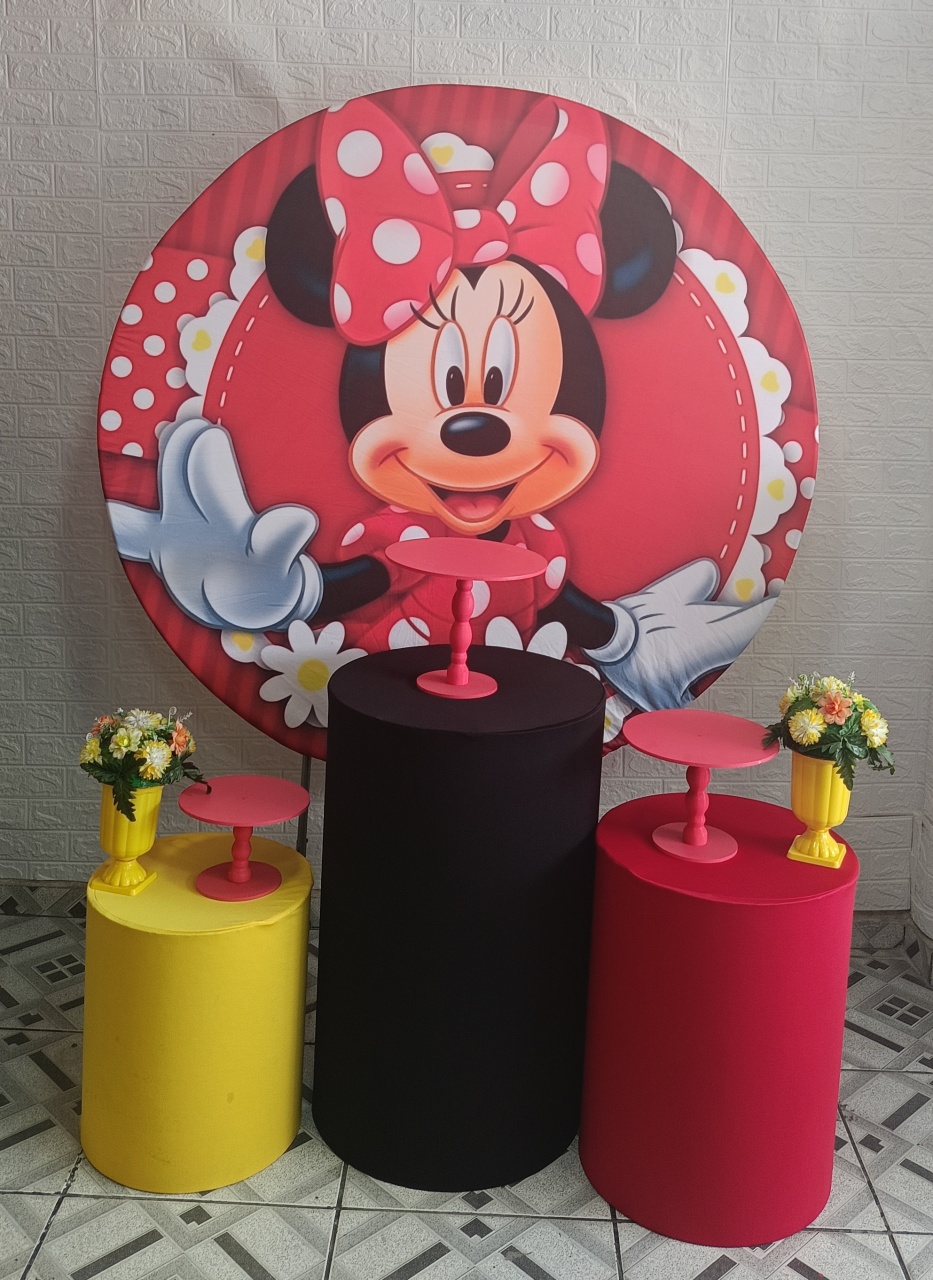Kit P Minnie Vermelha - Mandy Decor Festas