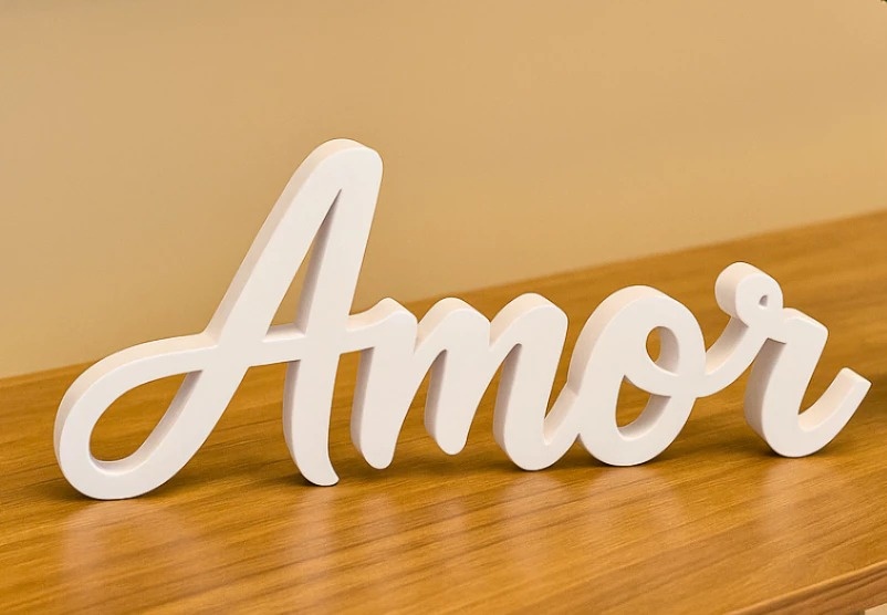 Palavra Amor - Mandy Decor Festas