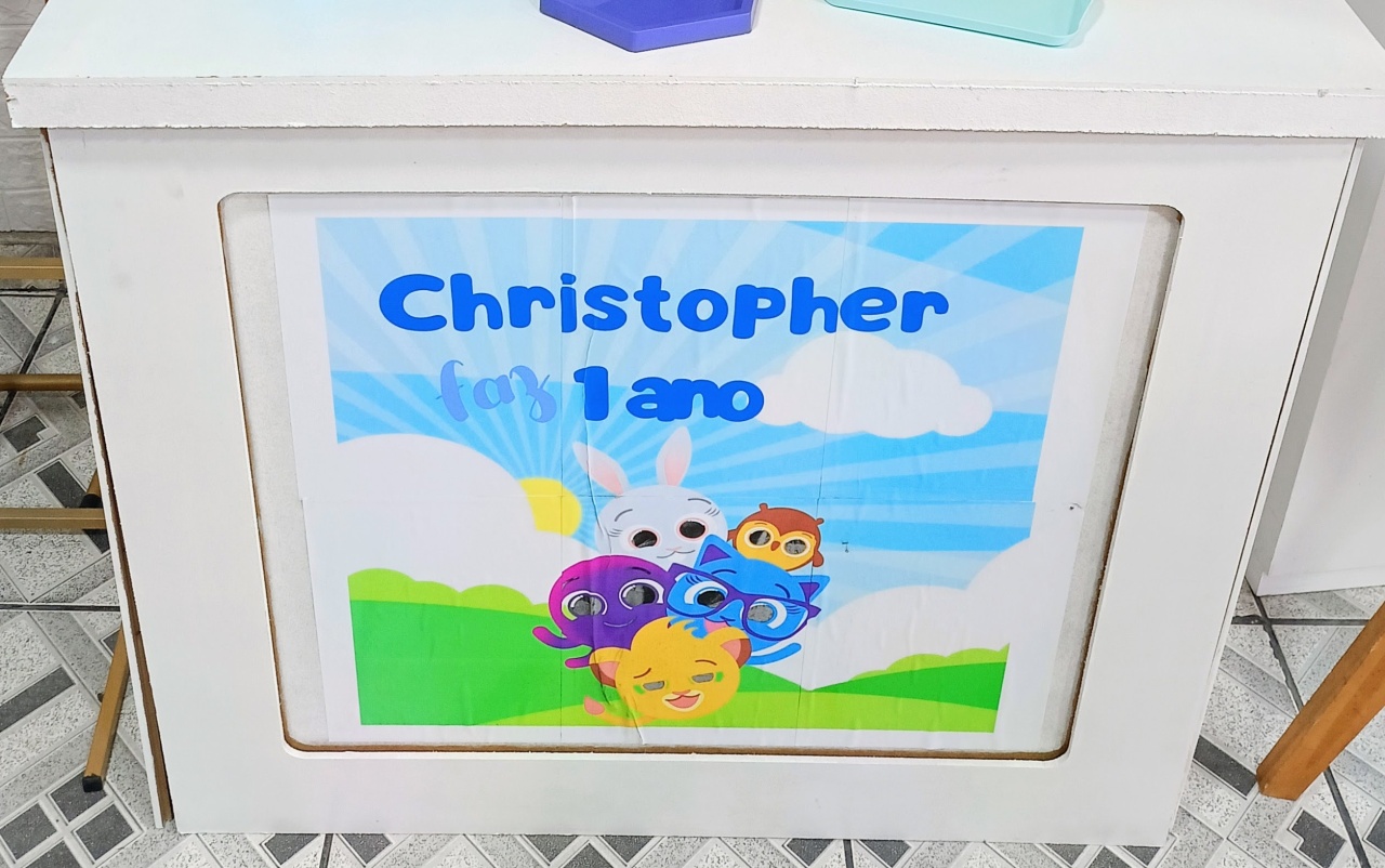 Personalização Para Mesa Comoda G - Mandy Decor Festas