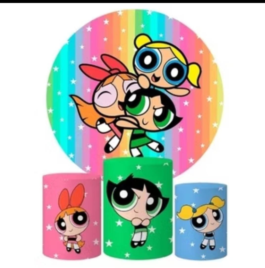 Kit M Meninas Super Poderosas - Mandy Decor Festas